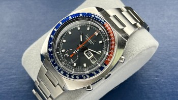 SOLD - Seiko 6139-6002 Blue Pogue