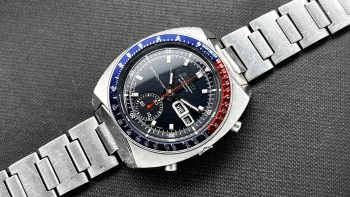 SOLD - Seiko 6139-6000 "Transitional Blue Pogue"