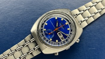 SOLD -- Seiko 6139-6012 "Blue Bruce Lee"