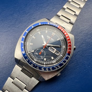 SOLD -- Seiko 6139-6002 "Blue Pogue"