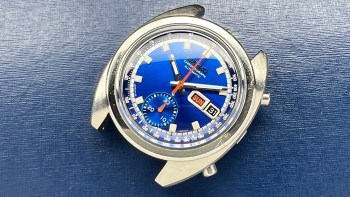 SOLD -- Seiko 6139-6012 "Blue Bruce Lee"