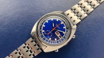 SOLD -- 1973 Seiko 6139-6012 "Blue Bruce Lee"