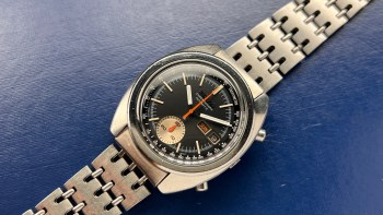 SOLD -- Seiko 6139-6012 "Reverse Panda"