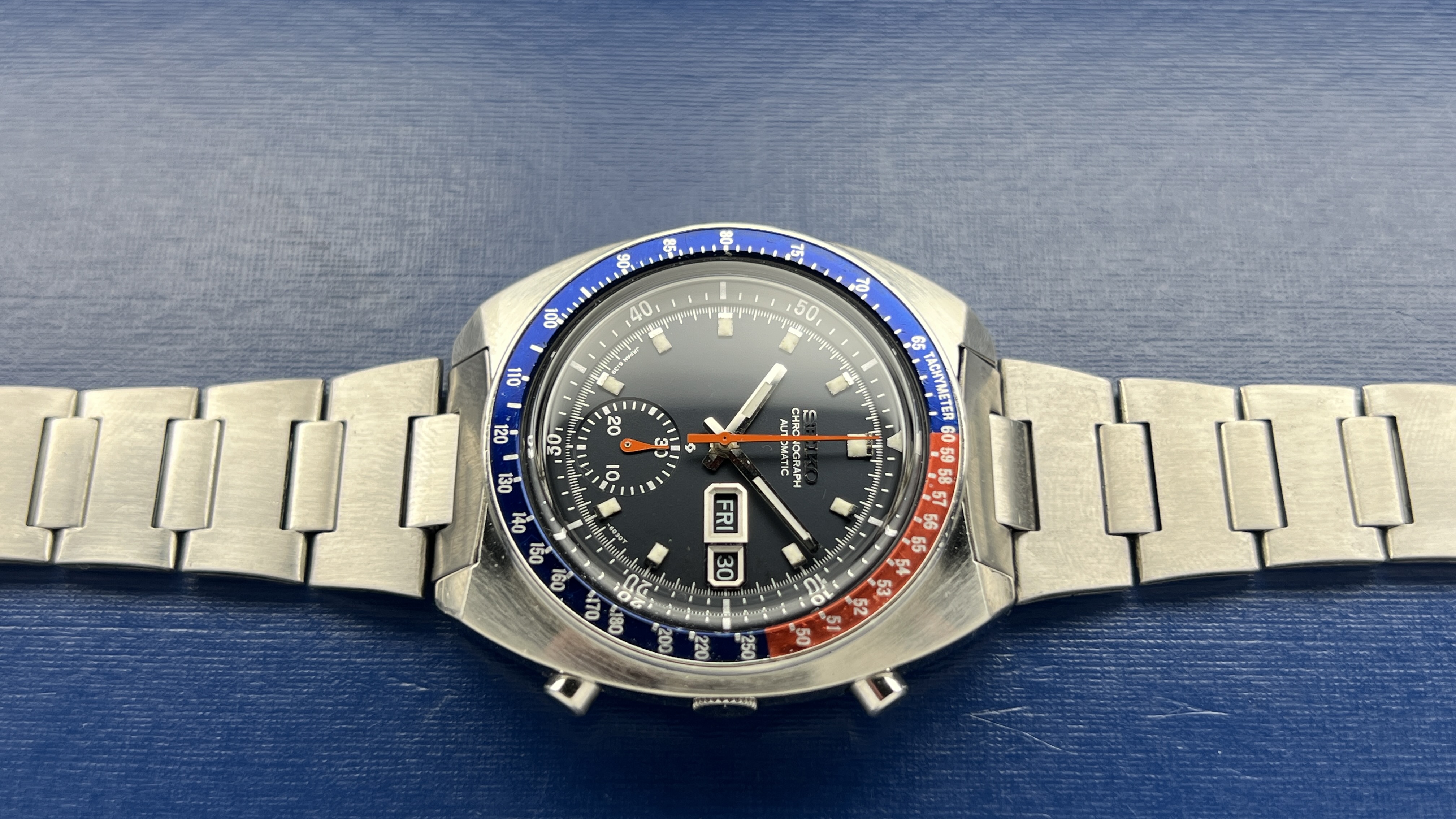 SOLD -- 1973 Seiko 6139-6002 "Cevert" - Image 3